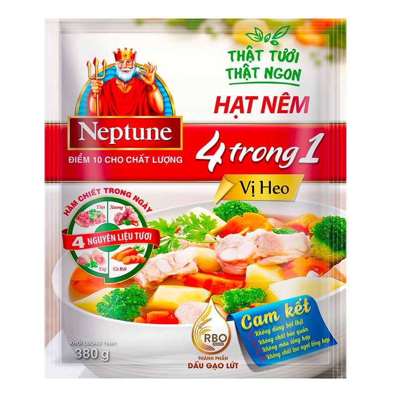 Neptune 4 In 1 Bouillon Granules - Pork Flavor