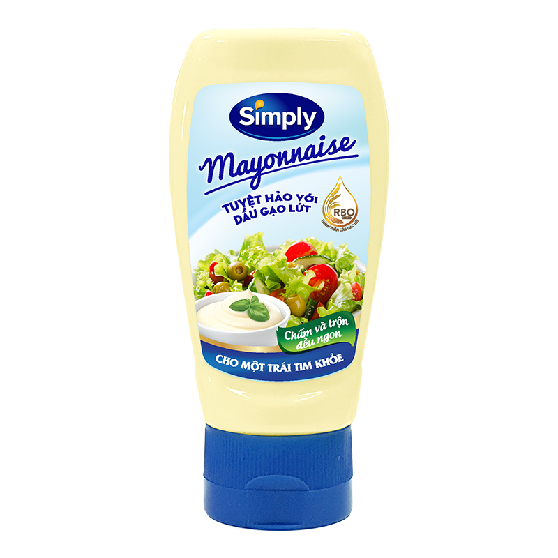 Mayonnaise Simply Chấm Và Trộn Đều Ngon (Đa Dụng)